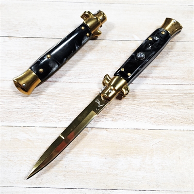 Нож складной Stiletto Gold ст.440С (AKC) 15240 - фото 1323830