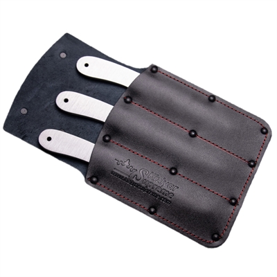 Чехол для трех СРЕДНИХ метательных ножей (кожа) (Kizlyar Supreme) 91350 - фото 1330279