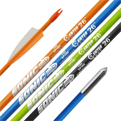Стрела лучная фибергласс Centershot Sonic 26" CSTJ-C05002-26 - фото 1346713