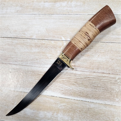 Нож Филейный ст.95х18 (орех/береста) (Русский Нож) РН33 - фото 1352876