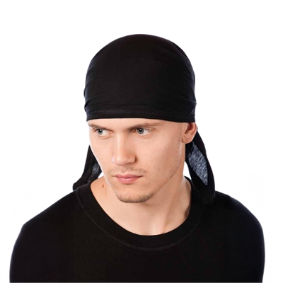 Бандана косынка (чёрная) 56477 - фото 1353435