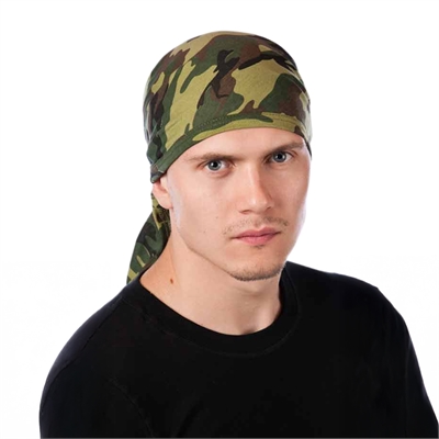 Бандана косынка (Флора зеленая) 58932 - фото 1353438