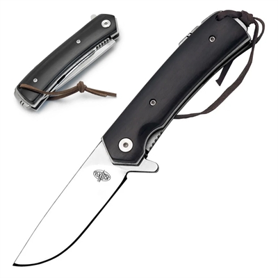 Нож складной Крот ст.65х13 (белый) (Витязь) B290-32 - фото 1354330