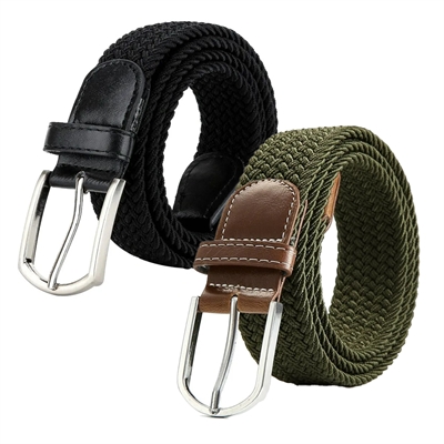 Ремень поясной брючный плетеная резинка (тянется) 04060051 - фото 1354858