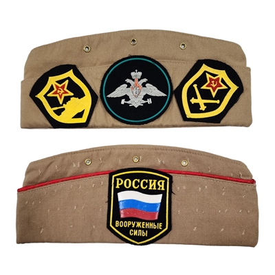 Пилотка сувенирная с шевронами 03190017 - фото 1355863