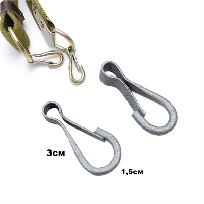 Карабин ружейный погонный 6Ш5 (металл) 2шт. 47032 - фото 1356595