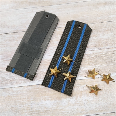 Погоны Старш. Офиц. Состава ВВС 13,5см (6 угольник, 2 полосы) (ВВС) 3005363 - фото 1357284