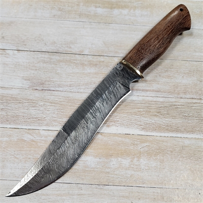 Нож нескладной Князь ст. Дамаск (Самойлов) Д021 - фото 1357302