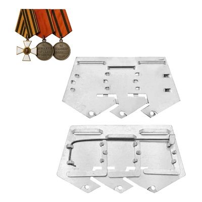 Колодка на 3 медали 07080011 - фото 1357631