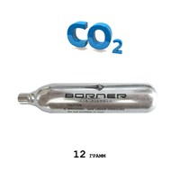 Баллончик газовый CO2 12гр. Borner / Crosman для пневматического пистолета