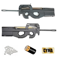 Пистолет-Автомат страйкбольный CYMA FN P90 (Петух) (с удлинённым стволом) кал.6мм