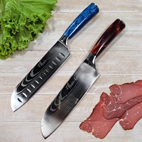 Нож кухонный Santoku Classic ст.AUS8 (микс)