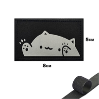 Шеврон нашивка Котик - 2 (патч) на липучке 23197