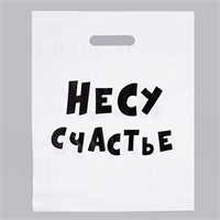 Пакет Несу счастье (с приколами) 31х40см 4840902