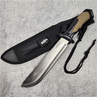 Мачете туристический Рубака JUNGLE T165 ст.440 с огнивом T165 JUN