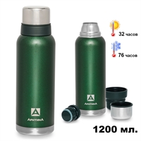 106-1200GN Термос Арктика питьевой 1,2л. (зелёный) 106-1200-GN
