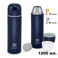 105-1200BLT Термос Арктика питьевой 1.2л. (текстурный) (синий) 105-1200-BLT