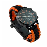 Часы тактические Orange (с огнивом) круглые 139921