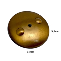 Закрутка (гайка, мутор) 3,3см Широкая для значка 126759