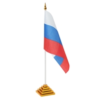 Флаг России НАСТОЛЬНЫЙ 14х10см 10795132