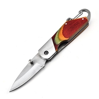 Нож складной X30 ст.440С с карабином 32342