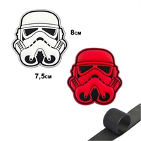 Шеврон нашивка Штурмовик Шлем (Звёздные войны) (патч) на липучке 19935
