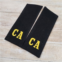 Погоны Советской Армии буквы СА СССР 16,5см (чёрный) 300743