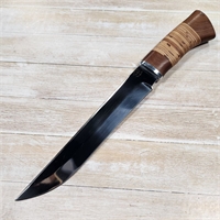 Нож Крокодил ст.95х18 (орех/береста) (Русский Нож) РН28