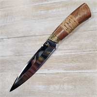 Нож Горец ст.95х18 (орех/береста) (Русский Нож) РН29