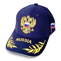 Бейсболка RUSSIA вышивка (синий) 131532