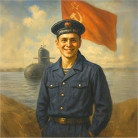 Куртка подводника ВМФ синяя (СССР) 989818