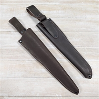 ЧН-17 (коричневый) Чехол для ножа Саха L-23см (кожа) 05030042