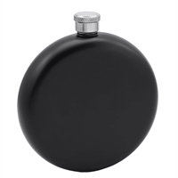 Фляжка Чёрная (круглая) 220мл. FL8-3T