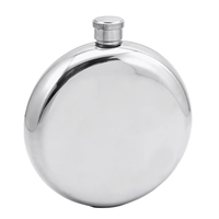 Фляжка Белая (круглая) 220мл. FL8-3P