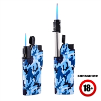 Зажигалка газовая Турбина (синий) 70281