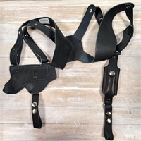 Кобура оперативная Макаров (ПМ) Х-образная с чехлом под доп. магазин 00002978