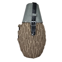 Фляжка ГДР армейская ПЛАСТИК, 0,7л, в чехле (оригинал) 639426