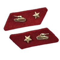 Петлицы (красные) Танки СССР (на картонной. основе) 10070862