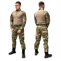 Костюм тактический Боец (летний) + наколенники (мох) 138765