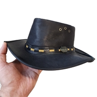 Шляпа кожа Буйвола (ЮАР) (чёрный) 03050012