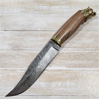 Нож ПН-1 (литьё) ст.Дамаск (венге) (Самойлов) САМ033
