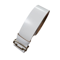 Ремень поясной БЕЛЫЙ парадный (кожзам) БЕЗ БЛЯХИ 3023571