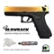 Пистолет страйкбольный WE Glock-17 Gen.3 Titanium (Green Gas) Black кал.6мм WE-G001A-TG - фото 1325818