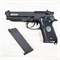 Пистолет страйкбольный KJW Beretta M9A1 GBB Black (Green Gas) кал.6мм M9A1.GAS - фото 1329944