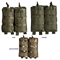 Подсумок Штурмовой открытого типа под 2 магазина (molle) (микс) 142602 - фото 1346987
