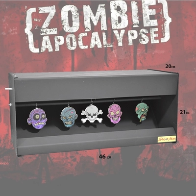 Мишень Минитир Зомби для винтовки и пистолета (автомат) ShM-MAZ