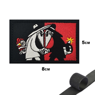 Шеврон нашивка Spy vs Spy Шпион против Шпиона (патч) на липучке 98720