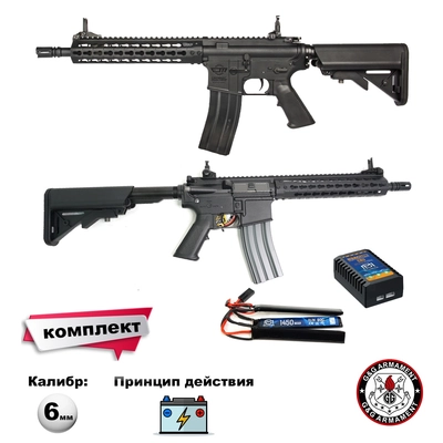 Автомат страйкбольный G&G CM15 KR-Carbine 10” кал.6мм (KIT) EGC-15P-CAR-BNB-NCM