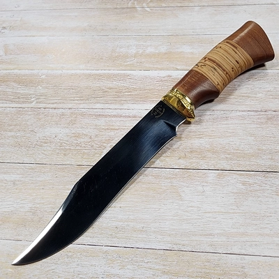 Нож Волк ст.95х18 (орех) (Русский Нож) РН13