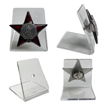 Подставка под награду орден/звезду (на закрутке) (пластик) 114665